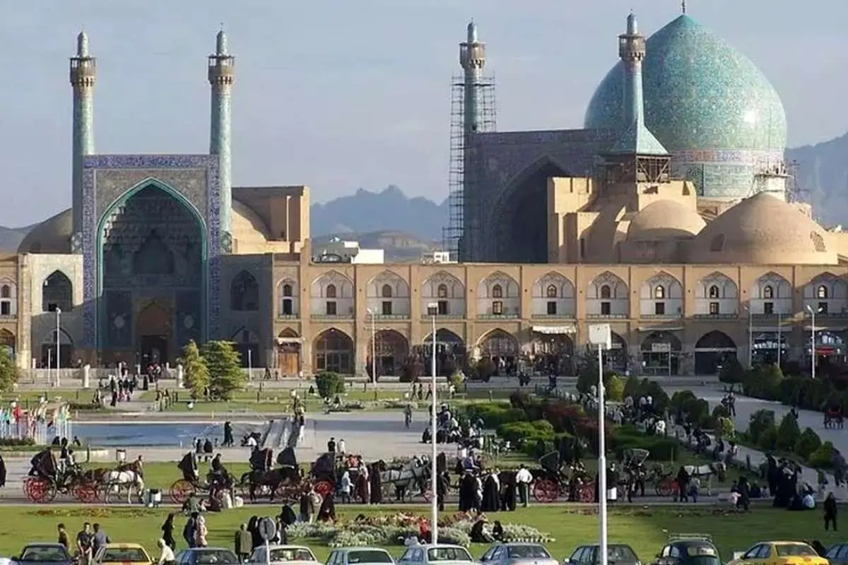 (عکس) میدان «نقش جهان»؛ یک قرن قبل