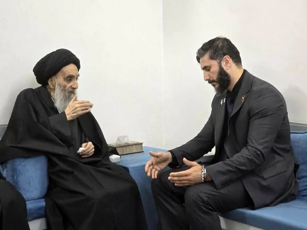 تصویری تازه از آیت الله سیستانی