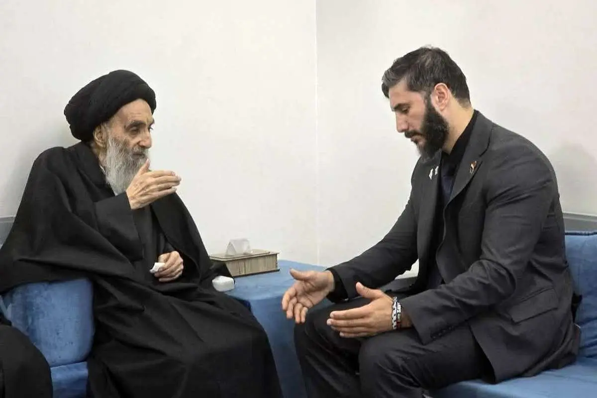 تصویری تازه از آیت الله سیستانی