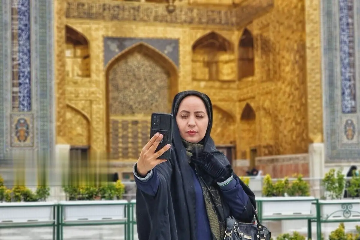 (تصاویر) حال و هوای بارانی حرم امام رضا(ع)