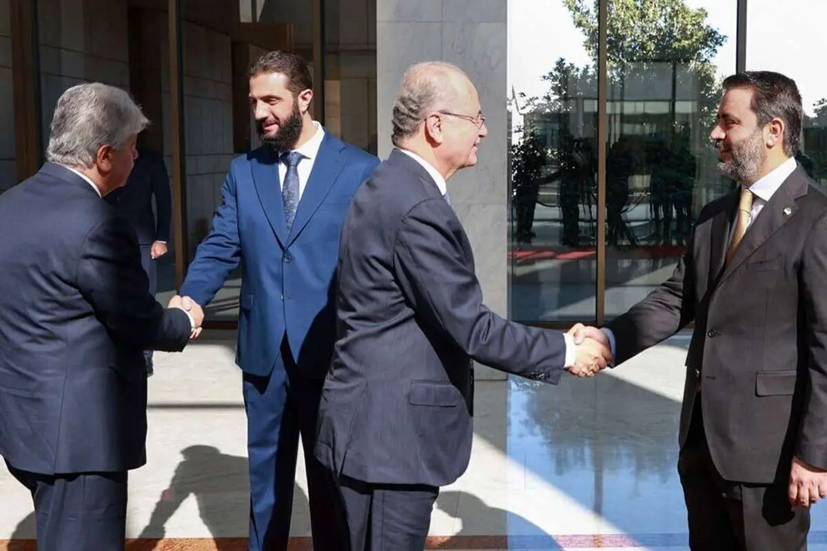 (ویدئو) دیدار رئیس تشکیلات خودگردان فلسطین با جولانی