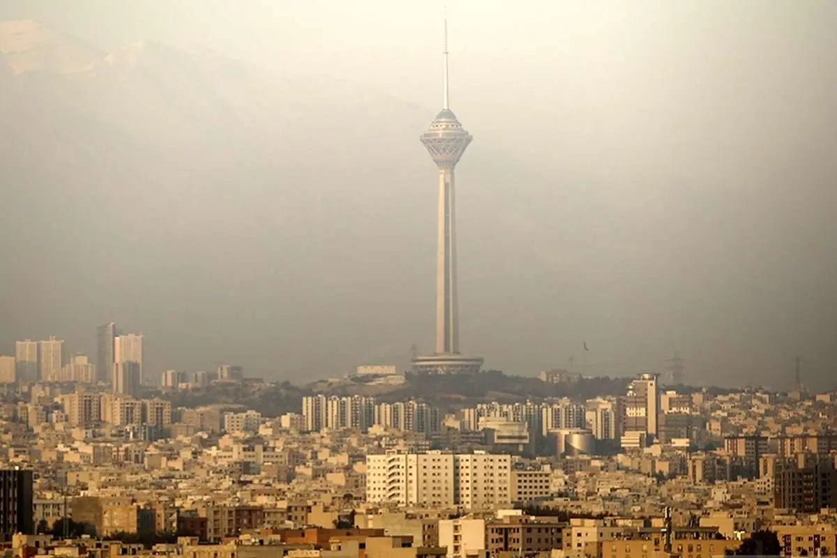 شاخص آلودگی هوای تهران؛ امروز ۱۵ اسفند