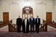 (تصویر) دیدار قالیباف با ناطق نوری، حداد عادل و علی لاریجانی