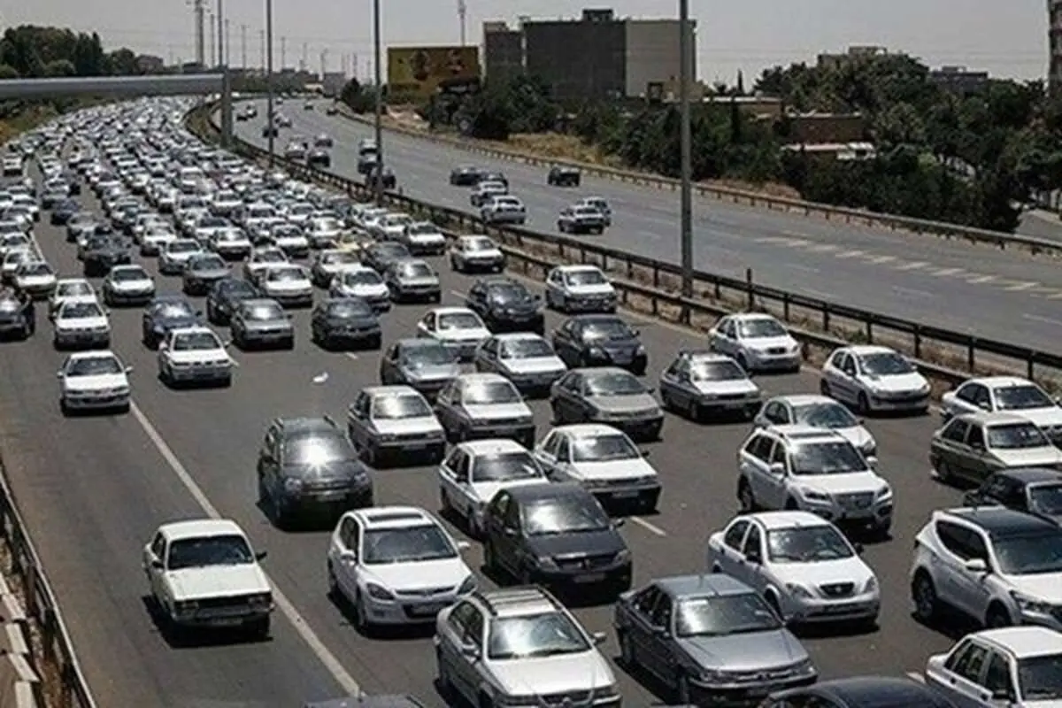 ترافیک نیمهسنگین در آزادراههای تهران-کرج و قزوین-کرج