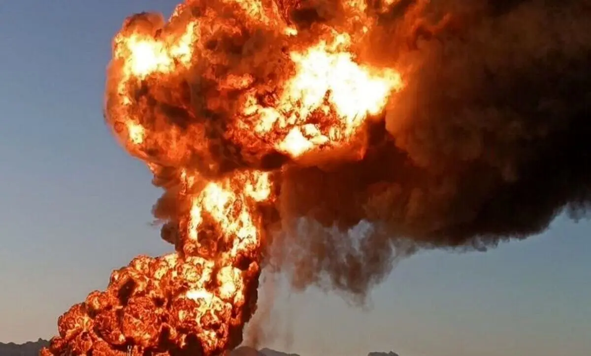 (ویدئو) انفجار انبار نفت در دمشق