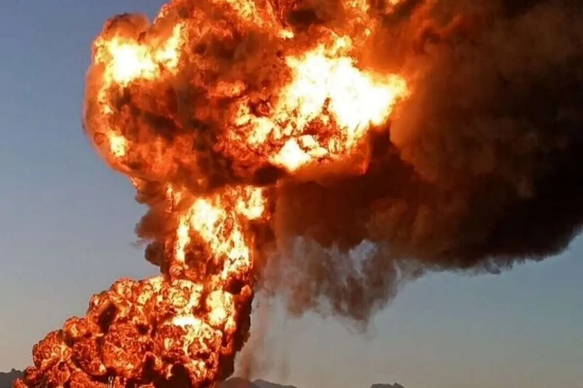 (ویدئو) انفجار انبار نفت در دمشق