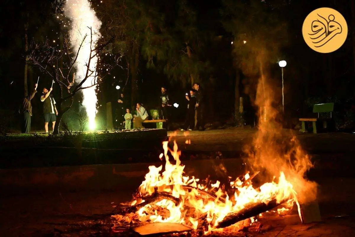 (تصاویر) چهارشنبهسوری؛ شبی از جنس نور و شادی