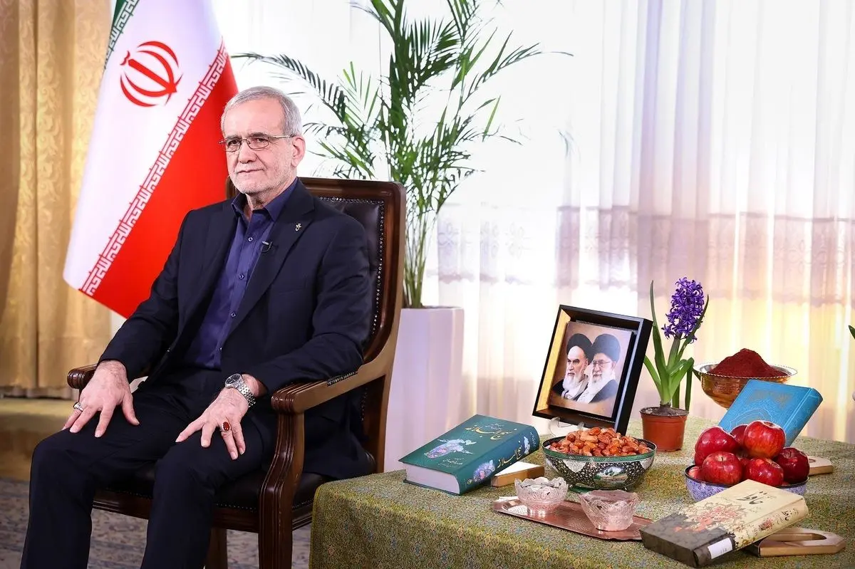 (تصاویر) پیام نوروزی دکتر پزشکیان به مناسبت آغاز سال ۱۴۰۴