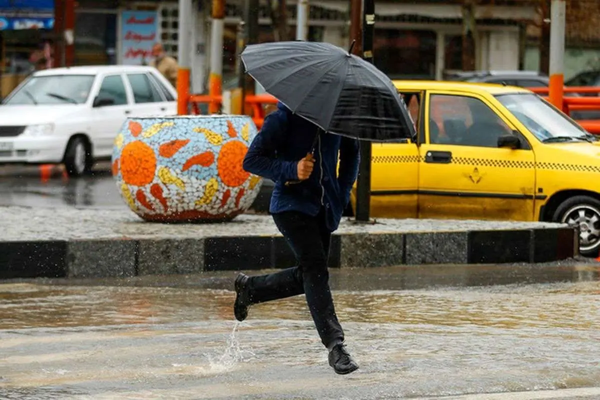 پیش بینی هوای تهران؛ باد و باران و کاهش دما در سه روز آینده