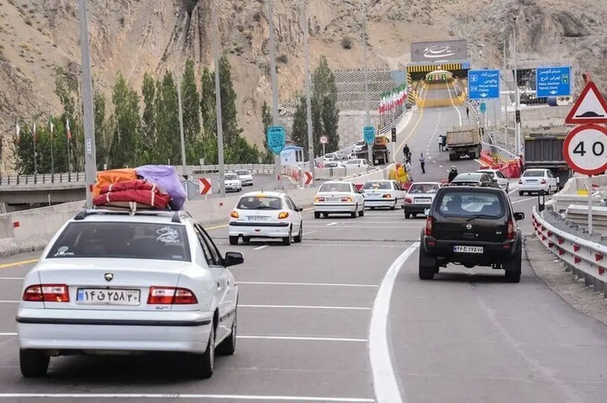 آزادراه تهران ـ شمال دو طرفه شد