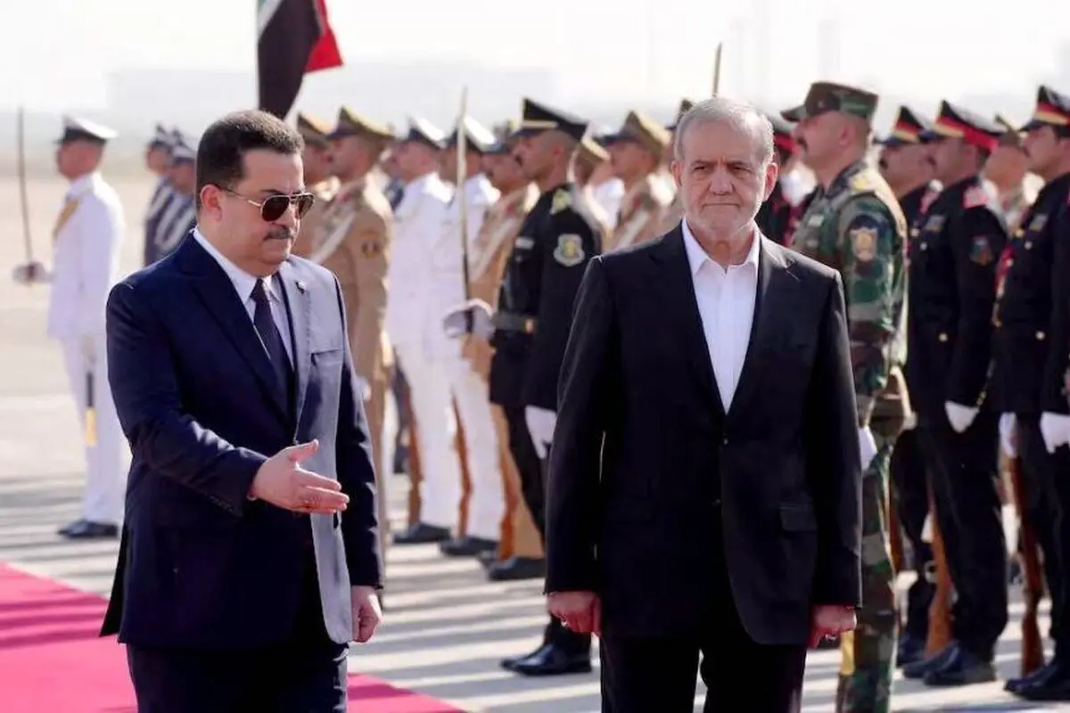 نخست‌وزیر عراق در تماس با پزشکیان: در کنار ایران می‌ایستیم