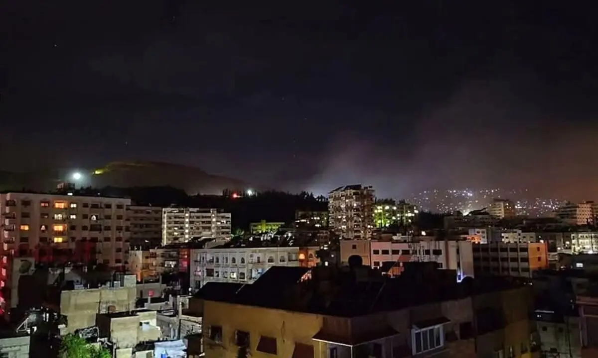 بمباران گسترده اهداف نظامی سوریه