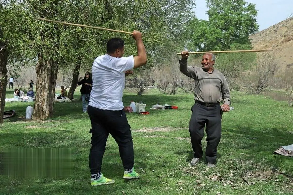 (تصاویر) سیزده بدر در منطقه صفر مرزی رود ارس