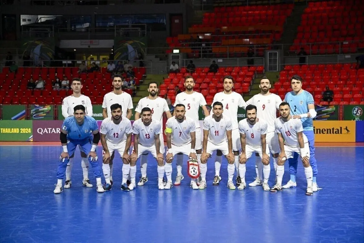 صعود تیم ملی فوتسال در رنکینگ جهانی