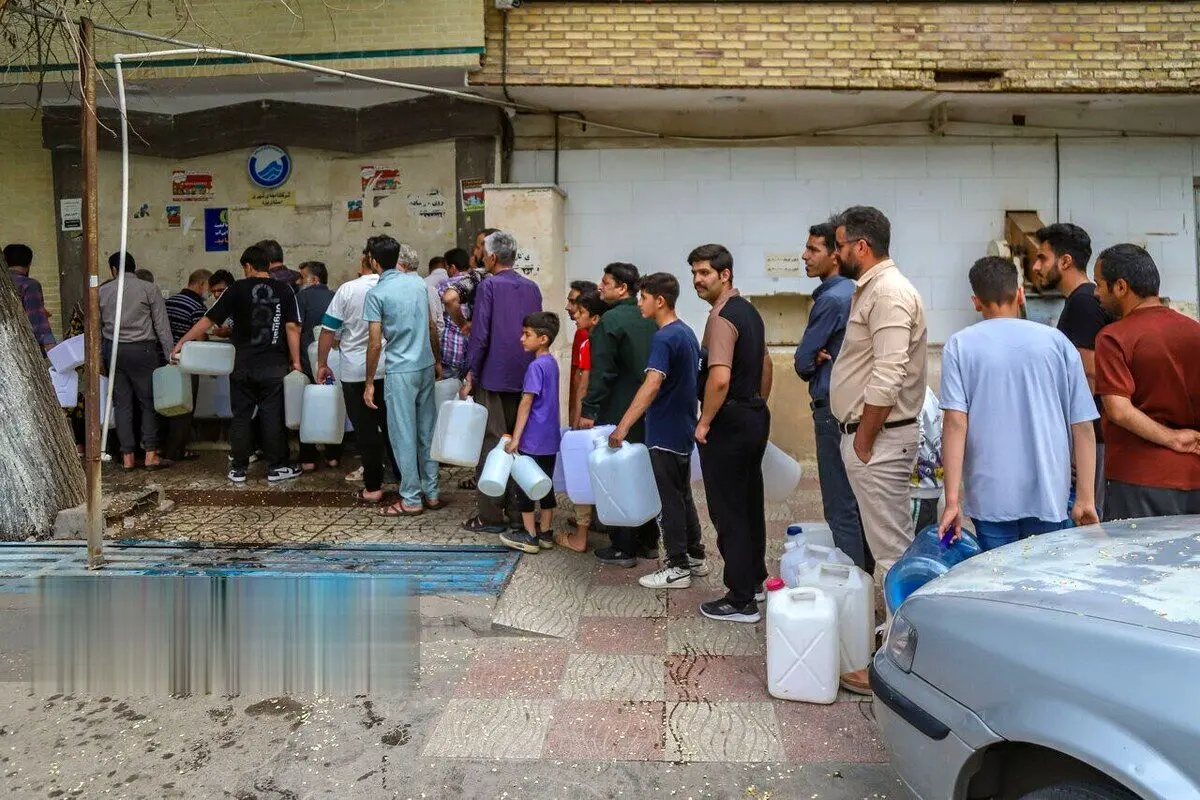 تصاویر؛ بحران آب آشامیدنی در یزد