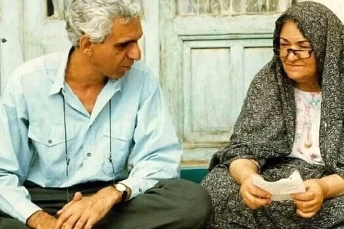 یک عکس یک روایت: کیومرث پوراحمد و بی بی سر تمرین قصههای مجید