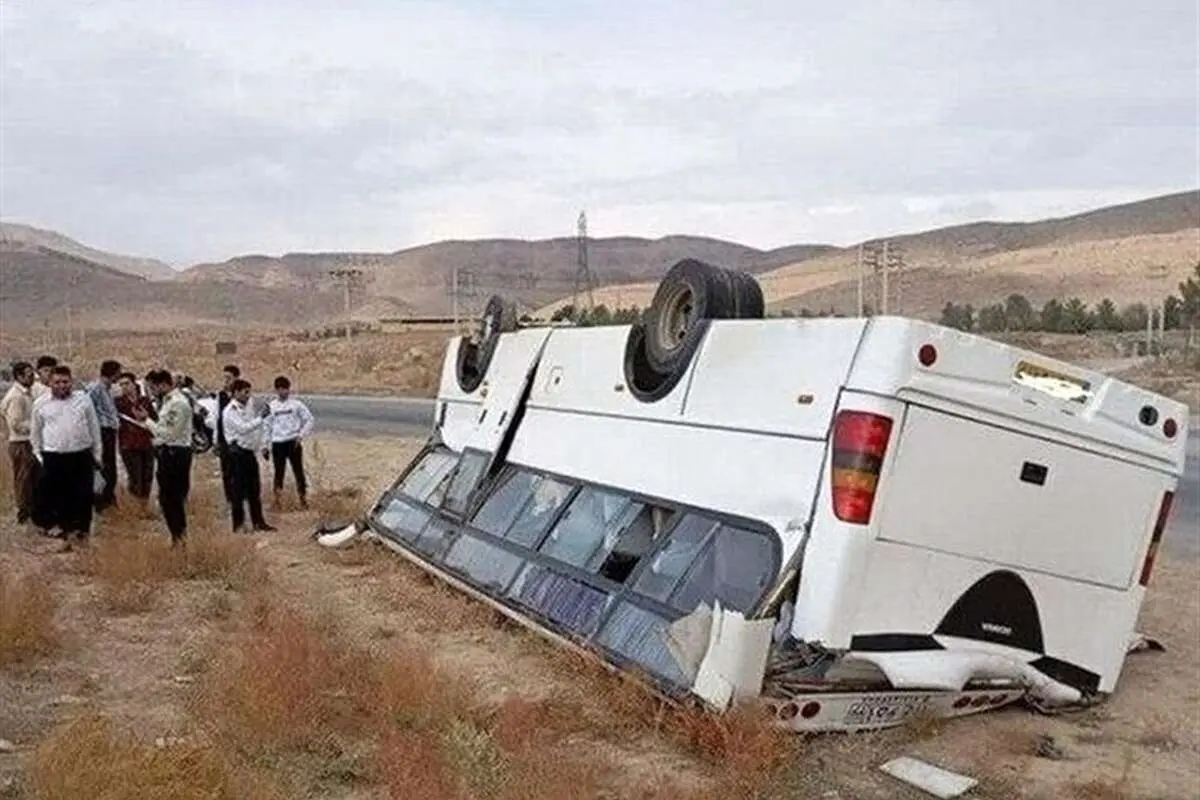 جزییات واژگونی مینیبوس حامل ۲۶ دانشآموز تیزهوش