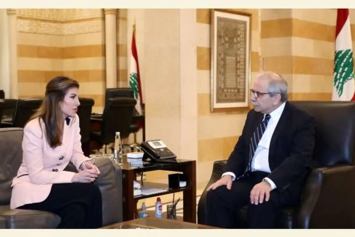 دیدار نخست وزیر لبنان با معاون فرستاده آمریکا به خاورمیانه