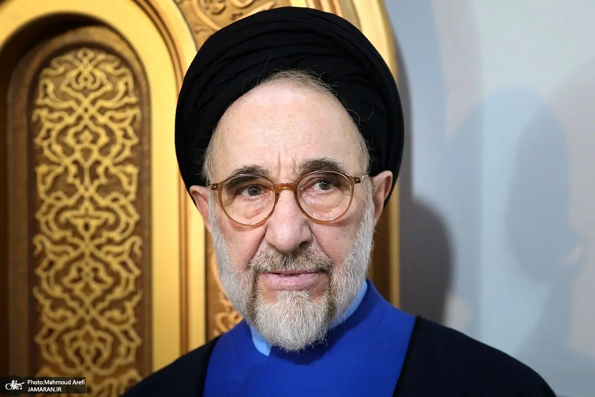 عکس؛ ابراز ارادت فاطمه مهاجرانی به سید محمد خاتمی