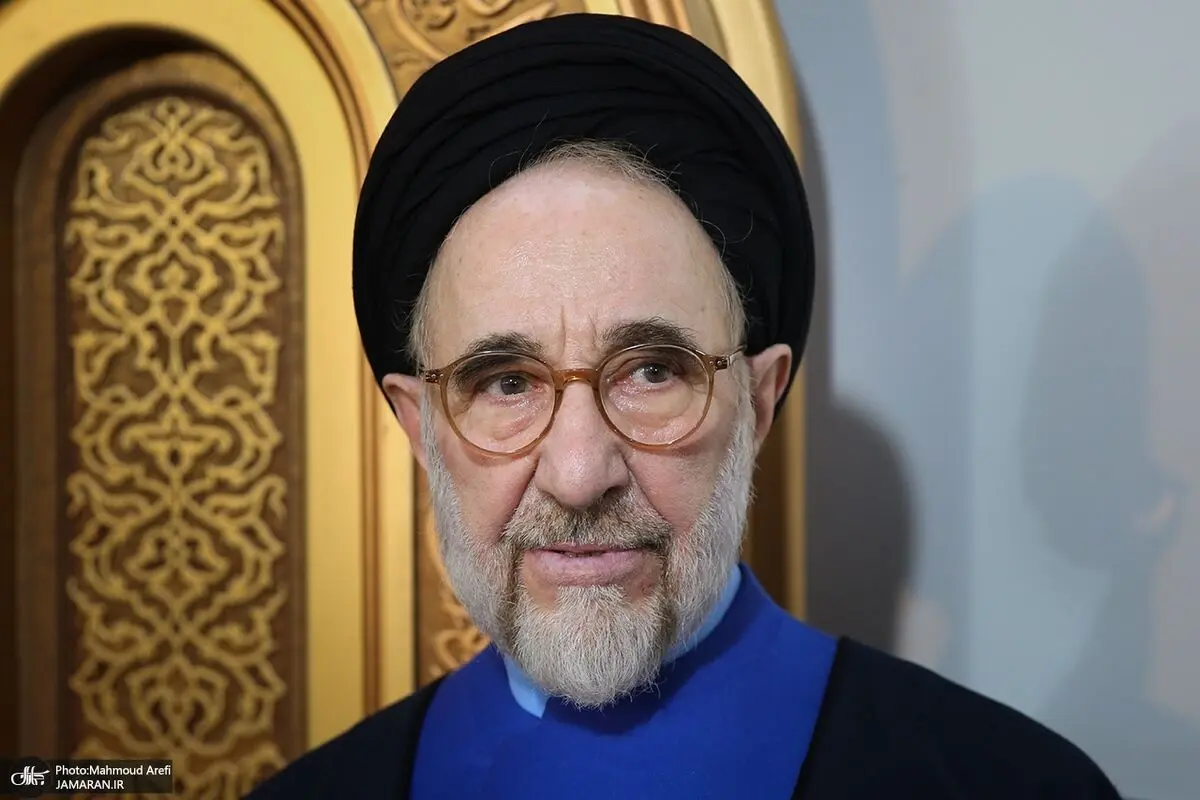 عکس؛ ابراز ارادت فاطمه مهاجرانی به سید محمد خاتمی