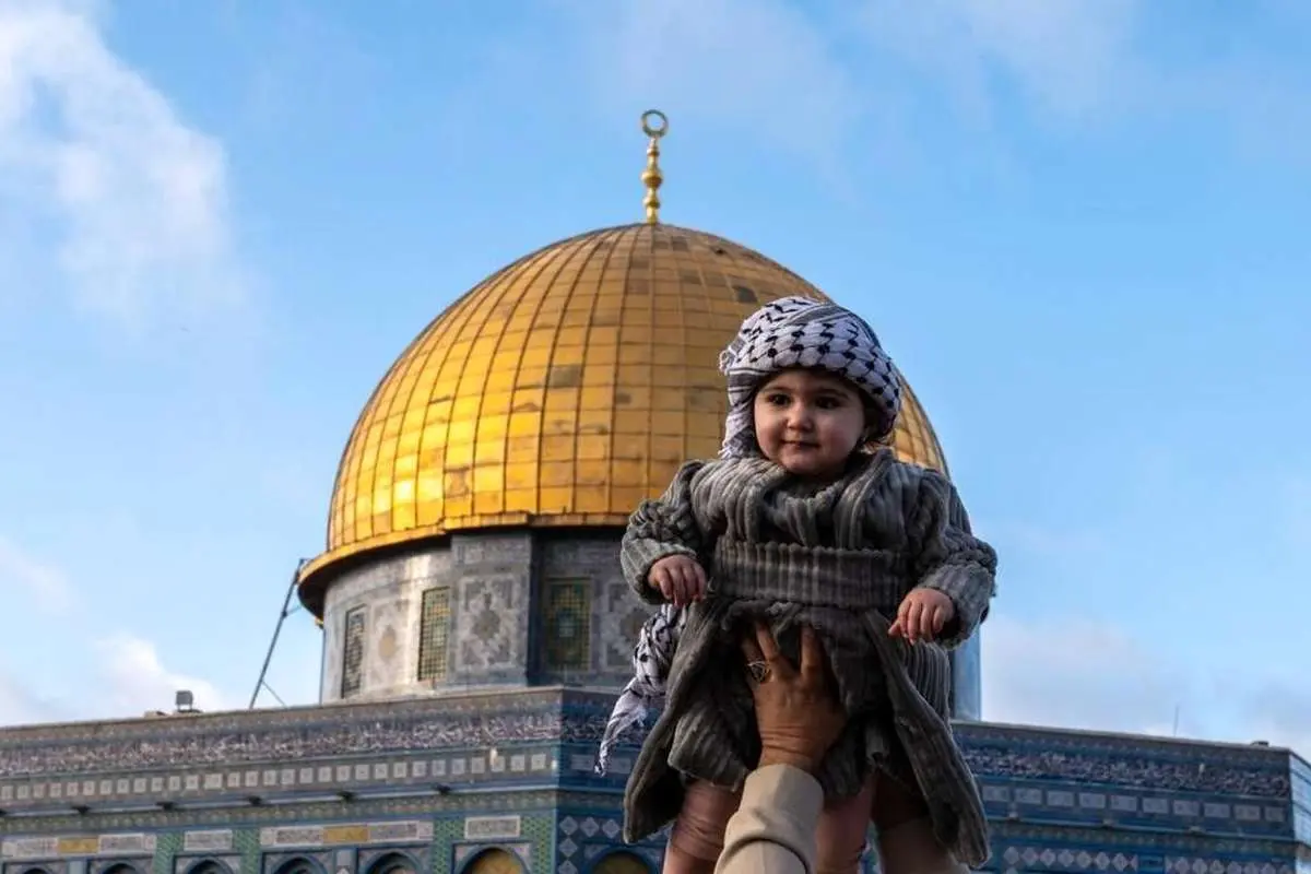 (تصاویر) نماز عید سعید فطر در مسجد الاقصی با حضور ۱۲۰ هزار فلسطینی