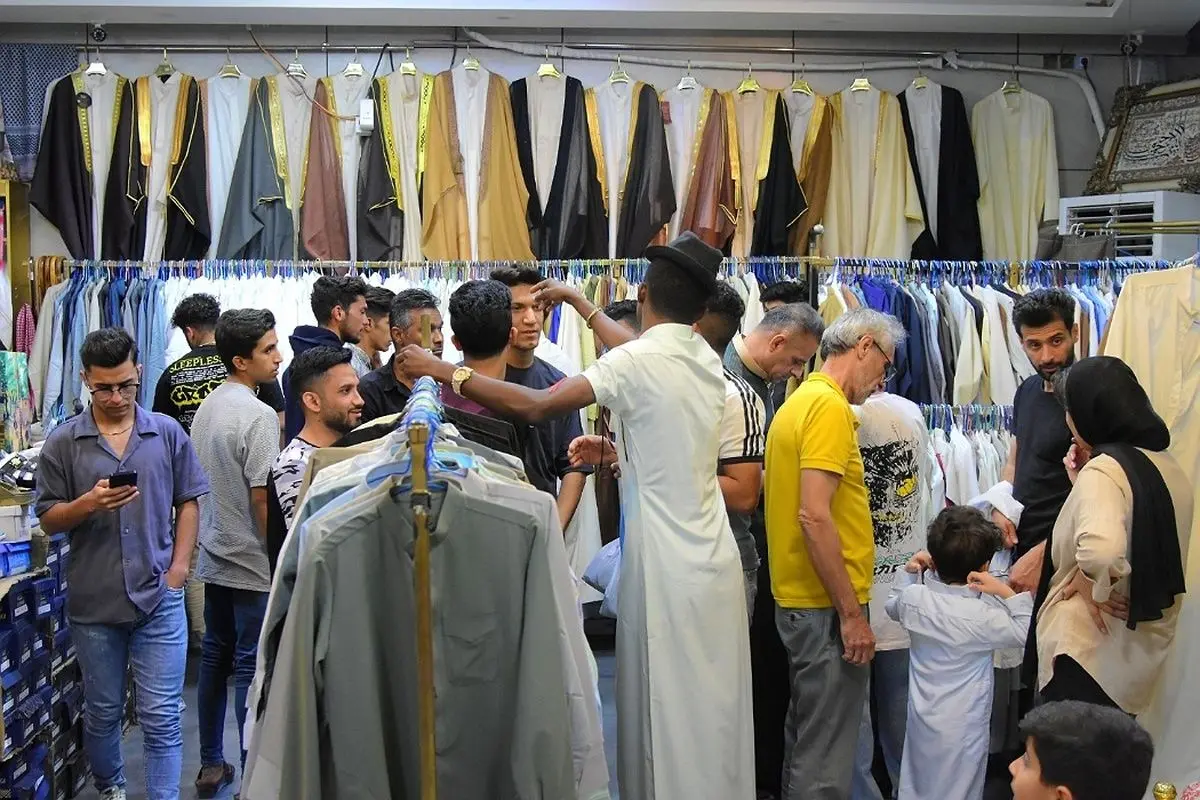 (تصاویر) بازار خرمشهر در تب و تاب عید فطر