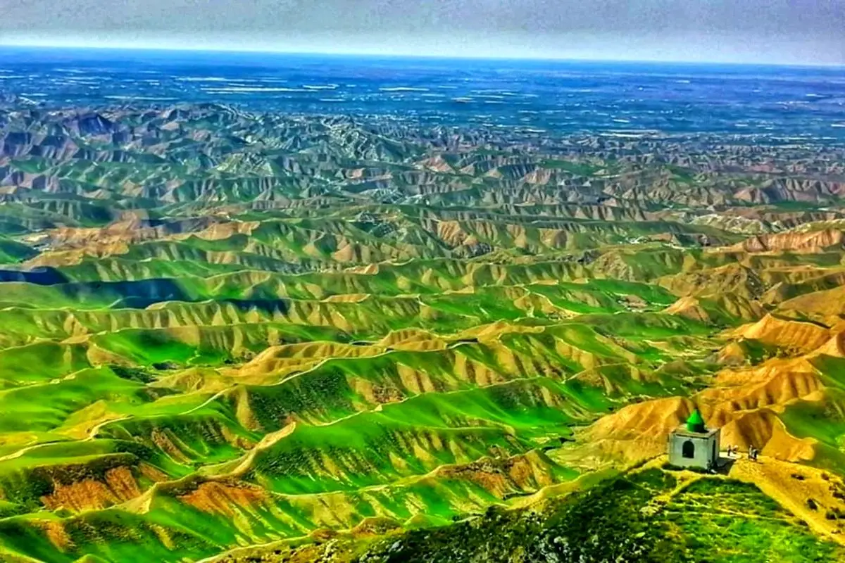 (تصویر) طبیعت زیبای ترکمن صحرا گلستان