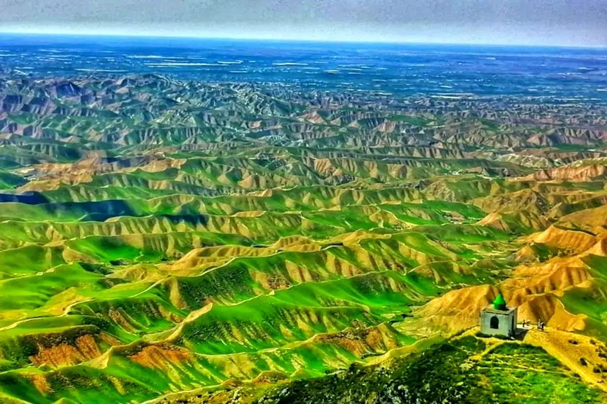 (تصویر) طبیعت زیبای ترکمن صحرا گلستان