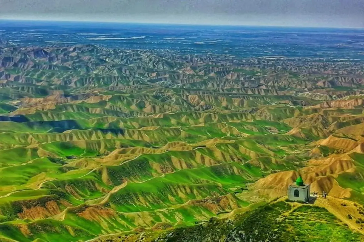 (تصویر) طبیعت زیبای ترکمن صحرا گلستان