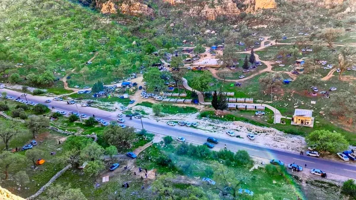 سرمستی طبیعت و بهار در تفرجگاه دشتک دیل گچساران