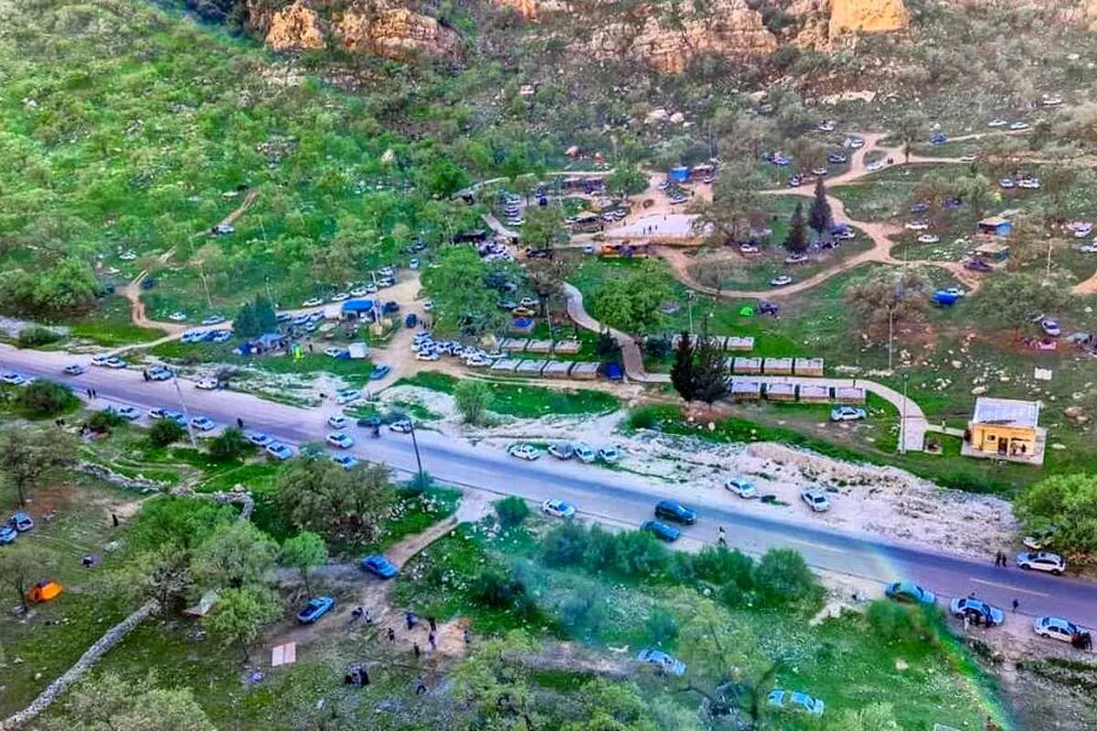 سرمستی طبیعت و بهار در تفرجگاه دشتک دیل گچساران