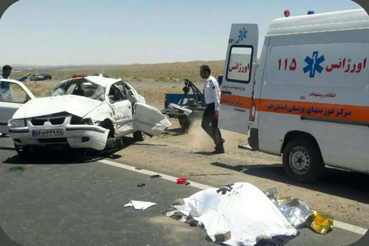 تصادفات اولین عامل مرگ در گروه سنی ۱۸ تا ۲۹ سال در ایران