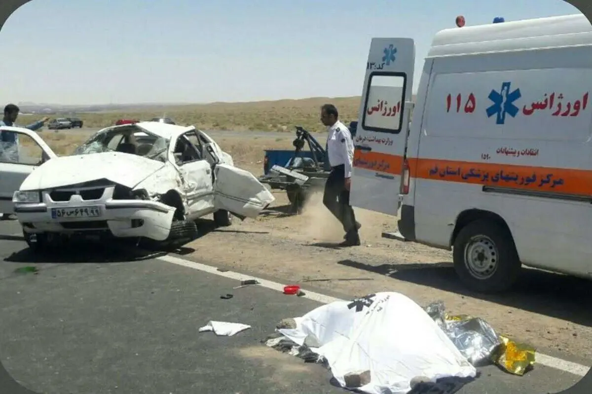 تصادفات اولین عامل مرگ در گروه سنی ۱۸ تا ۲۹ سال در ایران