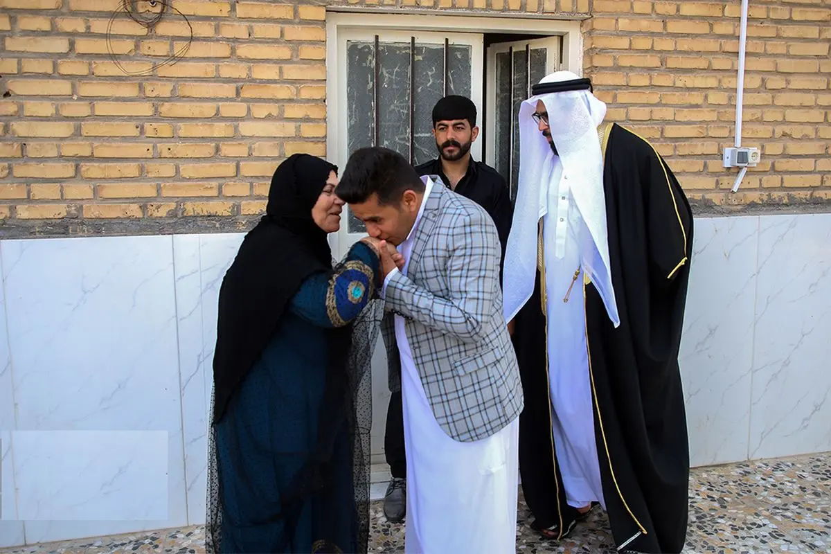 (تصاویر) آیین سنتی معایده در اهواز