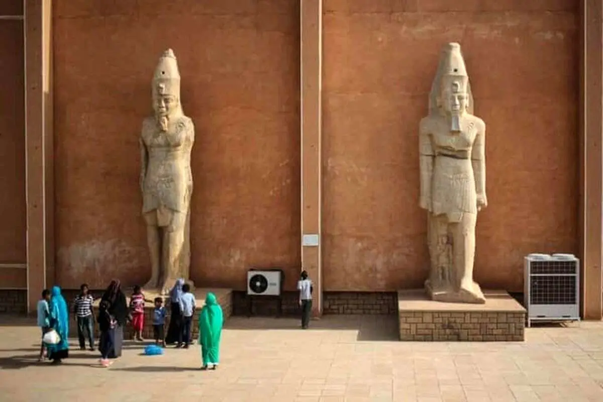 (تصاویر) غارت فاجعهبارِ موزه ملی سودان