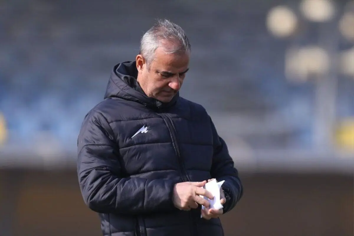 (عکس) چهره درهم کارتال در تمرین بعد از باخت پرسپولیس