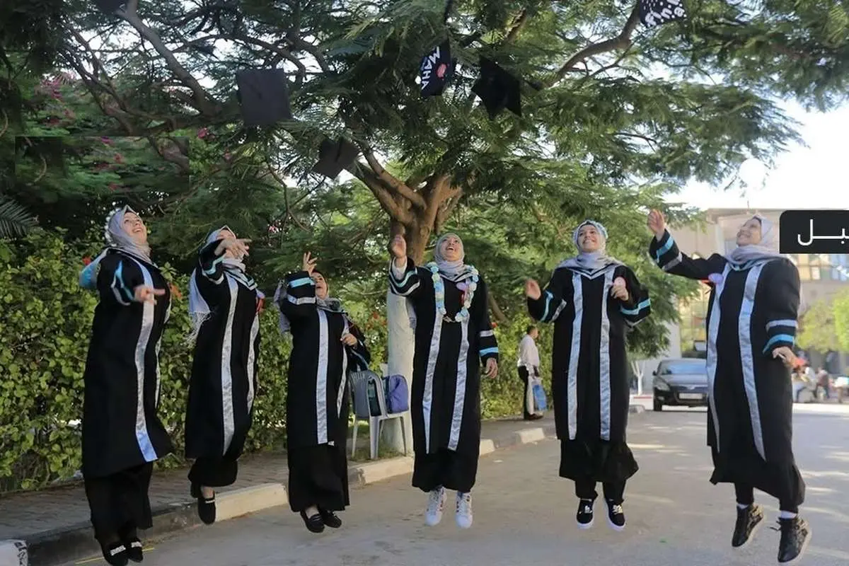 تصاویر؛ دانشگاه اسلامی غزه قبل و بعد از جنگ