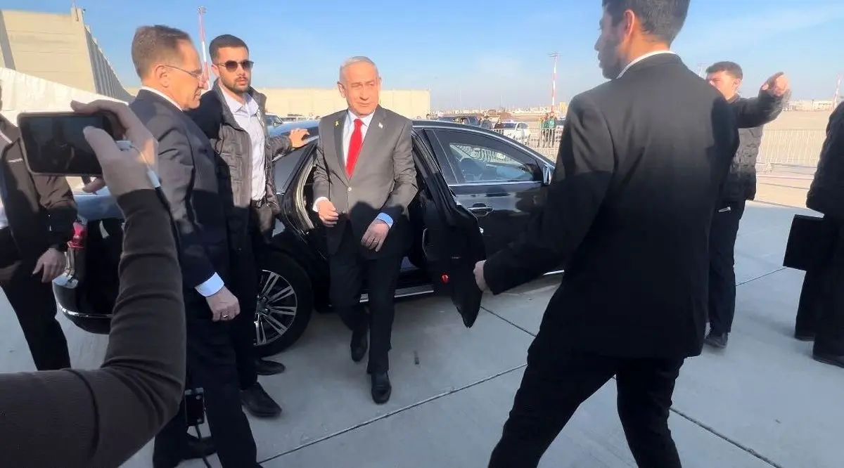 ببینید؛ اسکورت نتانیاهو در خیابان‌های واشنگتن