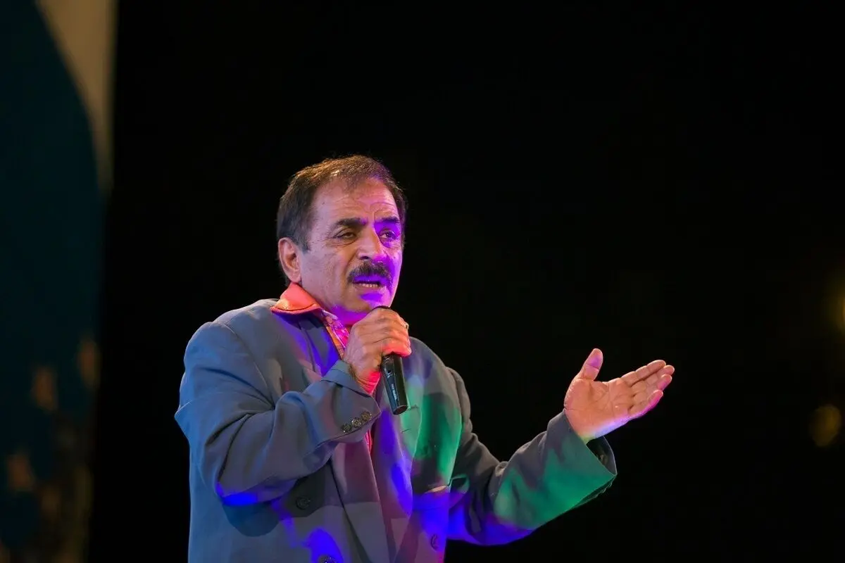 ببینید؛ آقا رشید در کنسرت معین