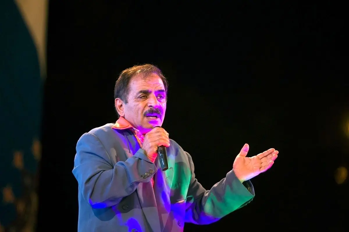 ببینید؛ آقا رشید در کنسرت معین
