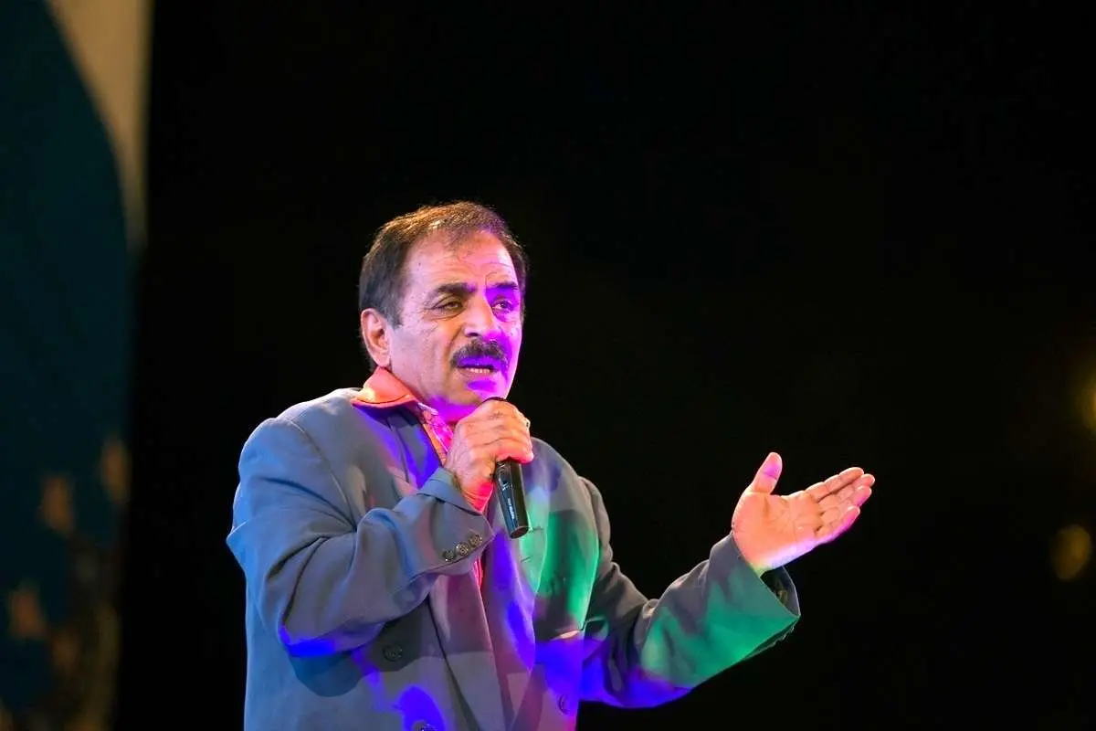 ببینید؛ آقا رشید در کنسرت معین