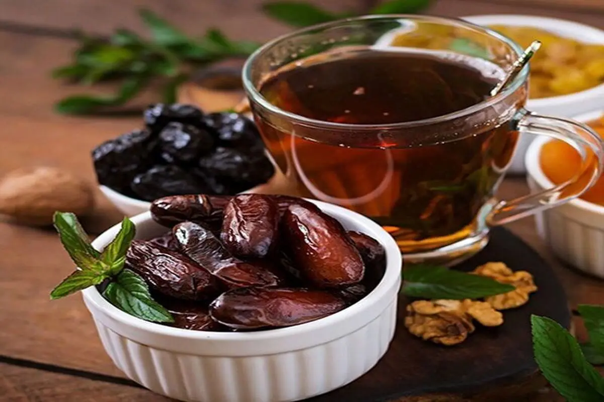 رژیم لاغری خرما و چای