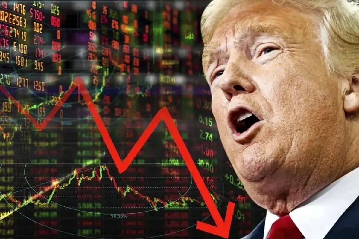آمریکاییها ترامپ را عامل سقوط بورس میدانند
