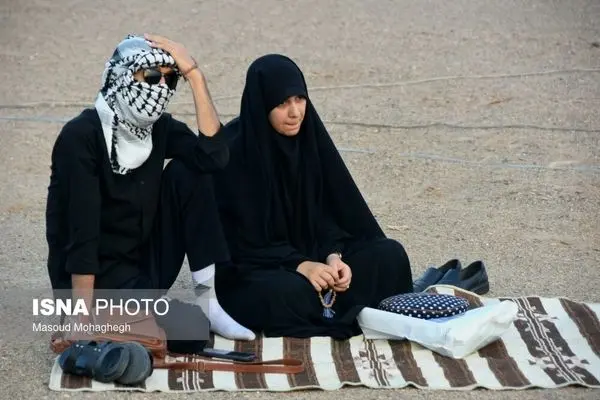 تصاویر؛ عزاداری در صحرا 