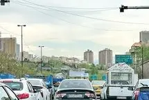 بازگشت ترافیک به تهران