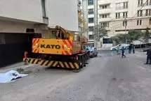 حادثه برای جرثقیل در خیابان شریعتی تهران/ اپراتور جرثقیل درگذشت
