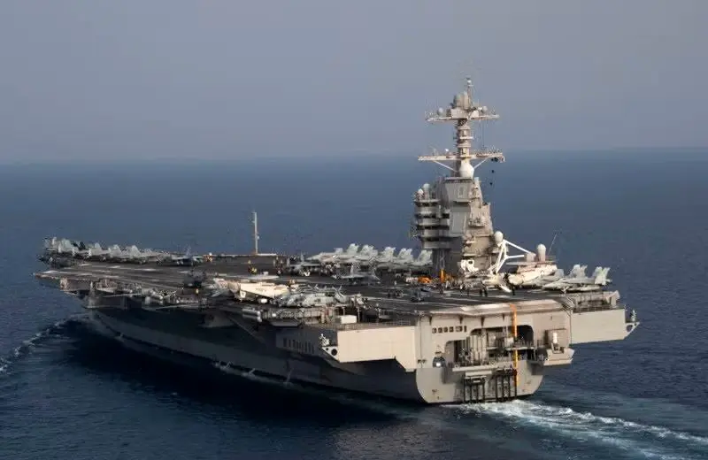 ناو هواپیمابر «یو‌اس‌اس جرالد آر. فورد» به همراه کشتی‌های جنگی اسکورت به خاورمیانه اعزام خواهد شد

