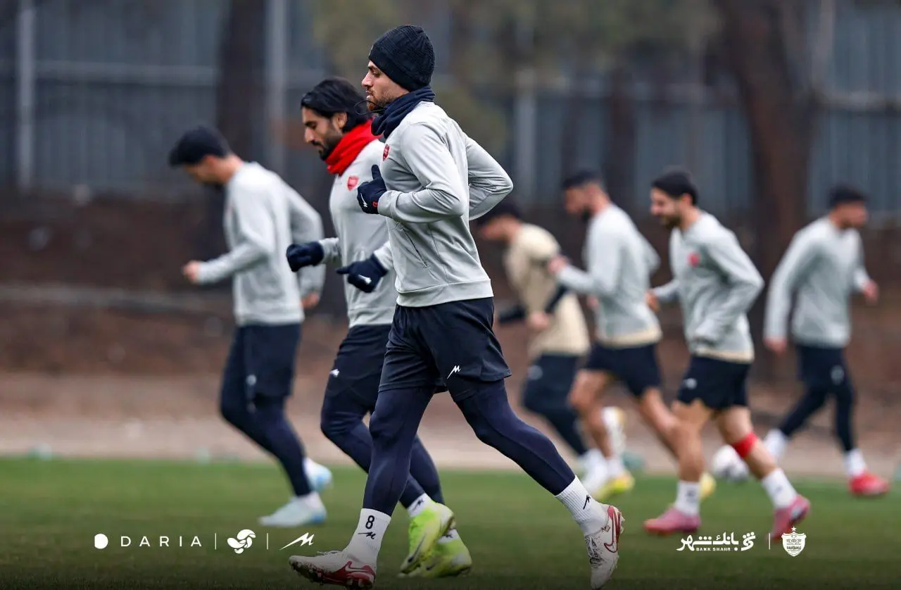 تمرین پرسپولیسی‌ها بعد از یک روز تعطیلی