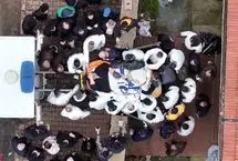 عملیات انتقال بیمار پافیلی با وزن ۳۰۰ کیلوگرم