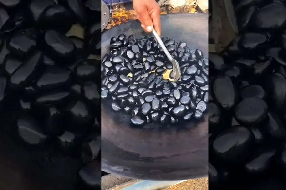 (ویدئو) ببینید چینیها به چه شکلی نان سنگک میپزند!